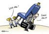 Cartoon: Doppelbelastung (small) by Pfohlmann tagged deutschland,westerwelle,außenminister,fdp,partei,parteivorsitz,parteivorsitzender