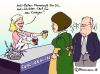 Cartoon: Grüne Woche (small) by Pfohlmann tagged grüne,woche,berlin,ilse,aigner,landwirtschaftsministerin,kostprobe,messe,ausstellung,functional,food,peer,steinbrück,finanzminister