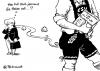Cartoon: Hosen voll (small) by Pfohlmann tagged csu landtagswahl bayern merkel bundeskanzlerin pendlerpauschale lederhose