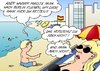 Cartoon: Abgeordnetenurlaub (small) by Erl tagged spanien,banken,rettung,immobilien,kredit,blase,euro,rettungsschirm,bundestag,abstimmung,beschluss,urlaub,unterbrechung,abgeordnete,abgeordneter