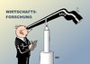 Cartoon: Ausblick (small) by Erl tagged wirtschaft,wirtschaftsforschung,herbstgutachten,wachstum,abschwächung,2012