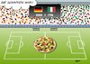 Cartoon: Deutschland Italien (small) by Erl tagged fußball,em,europameisterschaft,halbfinale,deutschland,italien,pizza,groß