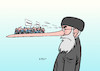 Cartoon: Iran (small) by Erl tagged politik,iran,abschuss,passagierflugzeug,vertuschung,kehrtwende,offenlegung,lüge,regime,mullah,proteste,regimegegner,basis,nase,pinocchio,karikatur,erl