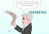Cartoon: Siemens (small) by Erl tagged politik,wirtschaft,industrie,siemens,auftrag,australien,kohle,kohleabbau,co2,klima,klimawandel,erderwärmung,protest,fridays,for,future,bumerang,buschfeuer,joe,kaeser,karikatur,erl