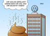 Cartoon: VW-Boni (small) by Erl tagged vw,volkswagen,auto,autobauer,autokonzern,abgasskandal,diesel,manipulation,software,test,manager,bonus,boni,zahlungen,forderung,leistung,scheiße,bauen,karikatur,erl