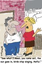 Cartoon: Sunny Day (small) by EASTERBY tagged husband,wife