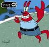 Cartoon: Mr Krabs (small) by Munguia tagged the prodigy fat of land crabs rock album parody cover disc