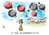 Cartoon: 99 Rote und schwarze Ballons (small) by Kostas Koufogiorgos tagged spd cdu koalition wahlkampf bundestag wahl bundestagswahl michel steuern steuersenkung wirtschaft arbeitslosigkeit jobs politik innenpolitik karikatur kostas koufogiorgos