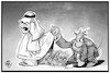 Cartoon: Arabisch-europäischer Gipfel (small) by Kostas Koufogiorgos tagged karikatur,koufogiorgos,illustration,cartoon,aranisch,europäisch,eu,arabische,liga,ägypten,scheich,flüchtlingspolitik,verdrängung,migration,gipfel,treffen
