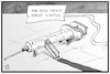 Cartoon: AstraZeneca für alle (small) by Kostas Koufogiorgos tagged karikatur,koufogiorgos,illustration,cartoon,astrazeneca,impfstoff,reise,urlaub,spahn,flugzeug,anreiz,spritze