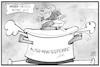 Cartoon: Ausgangssperre (small) by Kostas Koufogiorgos tagged karikatur,koufogiorgos,illustration,cartoon,merkel,ausgangssperre,deckel,topf,corona,massnahmen,notbremse