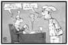 Cartoon: Bouillons Kriegszustand (small) by Kostas Koufogiorgos tagged karikatur,koufogiorgos,illustration,cartoon,anschlag,attentat,bouillon,kriegszustand,populismus,hysterie,michel,berlin,breitscheidplatz,gast,kellner,suppe