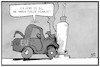 Cartoon: Corona-Impfstrategie (small) by Kostas Koufogiorgos tagged karikatur,koufogiorgos,illustration,cartoon,eu,corona,impfstoff,auto,unfall,spritze,bestellung,verteilung,pandemie