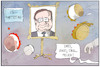 Cartoon: CSU-Parteitag (small) by Kostas Koufogiorgos tagged karikatur,koufogiorgos,illustration,cartoon,csu,parteitag,laschet,feindbild