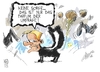 Cartoon: FDP (small) by Kostas Koufogiorgos tagged fdp,westerwelle,stinktier,parfum,duft,wahl,umfragewerte,umfrage,partei,parteivorsitzender,politik,karikatur,kostas,koufogiorgos