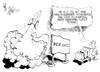 Cartoon: Flughafen BER (small) by Kostas Koufogiorgos tagged berlin,brandenburg,willy,brandt,flughafen,abschußrampe,passagier,rakete,flug,reise,karikatur,kostas,koufogiorgos