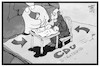 Cartoon: Groko-Verhandlung (small) by Kostas Koufogiorgos tagged karikatur,koufogiorgos,illustration,cartoon,groko,verhandlung,strategie,merkel,schulz,verhandlungstisch,koalition,regierungsbildung,politik,spd,union,cdu