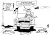 Cartoon: Heiligsblechle (small) by Kostas Koufogiorgos tagged kfz,kennzeichen,auto,michel,verkehr,strasse,heiligs,blechle,karikatur,kostas,koufogiorgos