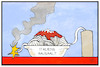 Cartoon: Italiens Haushalt (small) by Kostas Koufogiorgos tagged karikatur,koufogiorgos,illustration,cartoon,italien,haushalt,explosiv,wirtschaft,eu,europa