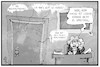 Cartoon: Kritik an Gauck (small) by Kostas Koufogiorgos tagged karikatur,koufogiorgos,illustration,cartoon,gauck,interview,toleranz,rechts,konservativ,vorzimmer,sekretaerin,politik