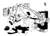 Cartoon: Kurt Beck (small) by Kostas Koufogiorgos tagged beck,misstrauen,nürburgring,rheinland,pfalz,landtag,karikatur,kostas,koufogiorgos