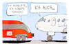 Cartoon: Lufthansa-Streik (small) by Kostas Koufogiorgos tagged karikatur,koufogiorgos,lufthansa,streik,bahn,fliegen,flugzeug
