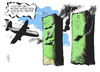 Cartoon: Neuer Angriff auf die Twin Tower (small) by Kostas Koufogiorgos tagged euro,dollar,waehrung,finanzkrise,schulden,defizit,september,twin,towers,world,trade,center,wtc,new,york,2001,september11,karikatur,kostas,koufogiorgos