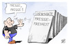 Cartoon: Pressefreiheit (small) by Kostas Koufogiorgos tagged karikatur,koufogiorgos,pressefreiheit,extremismus,domino,demokratie