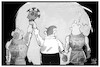 Cartoon: Sieg und Niederlage (small) by Kostas Koufogiorgos tagged karikatur,koufogiorgos,illustration,cartoon,corona,alternative,facts,realitaet,boxkampf,sieg,niederlage,kampfrichter,pandemie,virus,krankheit