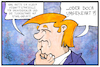 Cartoon: Trump und die Todesstrafe (small) by Kostas Koufogiorgos tagged karikatur,koufogiorgos,illustration,cartoon,trump,todesstrafe,strafzoll,aluminium,stahl,wirtschaft,verwechslung,drogen,dealer,strafe,usa,präsident