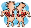 Cartoon: Deep throat (small) by illustrator tagged kissing key cartoon kuss romantic man heart kiss kissing french kiss deep throut 