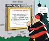 Cartoon: Absage (small) by JotKa tagged weihnachten corona coronaregel gottesdienst knaben knabenchor priester missbrauch gemeinde traditionen singen beten