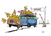 Cartoon: Aufbauhelfer (small) by JotKa tagged ukraine,agentur,aufbau,modernisierung,bank,bankwesen,gelder,finanzen,eu,kiew,euro,steinbrück,peer
