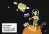 Cartoon: New Horizon erreicht Pluto (small) by JotKa tagged new horizon sonde weltraumfahrt nasa forschung planeten pluto sonnensystem zwergplanet wissenschaft politik putin obama usa russland