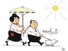 Cartoon: Sonntagsspaziergang (small) by JotKa tagged otto ehe beziehungen mann frau er sie liebe hund spaziergnag sonntag