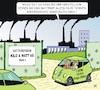 Cartoon: Wie sauber ist E-Mobilität? (small) by JotKa tagged emobil individualverkehr verkehr transport auto elektroauto batterien akkus umwelt rohstoffe raubbau klima co2 mobilität