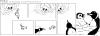 Cartoon: POLE Strip No.14 (small) by Penguin_guy tagged penguins pinguine pets tiere animals dad vater son sohn jaws