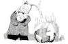 Cartoon: Fire Starter (small) by halltoons tagged north,korea,kim,jong,un,missiles,asia