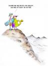 Cartoon: Verirrt (small) by luftzone tagged urlaub,ostsee,berg,berge,cartoon,fun,mann,frau,man,woman,luftmatraze,schwimmring