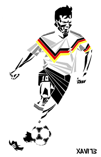 Cartoon: Lothar Matthaus (medium) by Xavi dibuixant tagged lothar,matthaus,bundesliga,germany,bayern,munchen,football,soccer,futbol,fussball