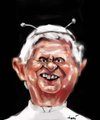 Cartoon: pope (small) by Toni Malakian tagged caricatures