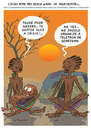 Cartoon: In Perspective (small) by etc tagged perspective,crisis,greece,africa,aid,telethon