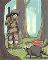 Cartoon: Hüte (small) by Zapp313 tagged waschbär,trapper,waschbärenfellmütze,penis,hut,hüte,jagd,wald