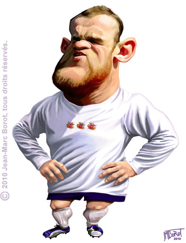 Cartoon: Wayne Rooney (medium) by jmborot tagged wayne,rooney,united,manchester,football,soccer,caricature,jmborot