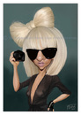 Cartoon: Lady Gaga (small) by jmborot tagged lady,gaga,caricature,jmborot