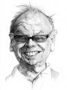 Cartoon: Jack Nicholson (small) by salnavarro tagged caricature pencil hollywood icon