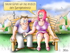 Cartoon: Bankgeheimnis (small) by besscartoon tagged paar,mann,frau,beziehung,sex,sexualität,bank,bankgeheimnis,bess,besscartoon