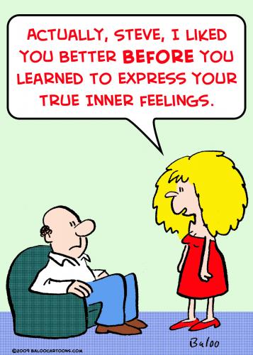 Cartoon: express inner feelings (medium) by rmay tagged express,inner,feelings