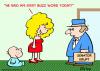 Cartoon: Baby first buzz word (small) by rmay tagged baby,first,buzz,word