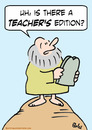 Cartoon: commandments moses teachers edit (small) by rmay tagged commandments,moses,teachers,edition